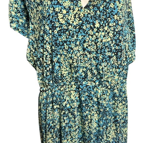 Steve Madden Teal Floral Maxi Dress - Picture 4 of 6